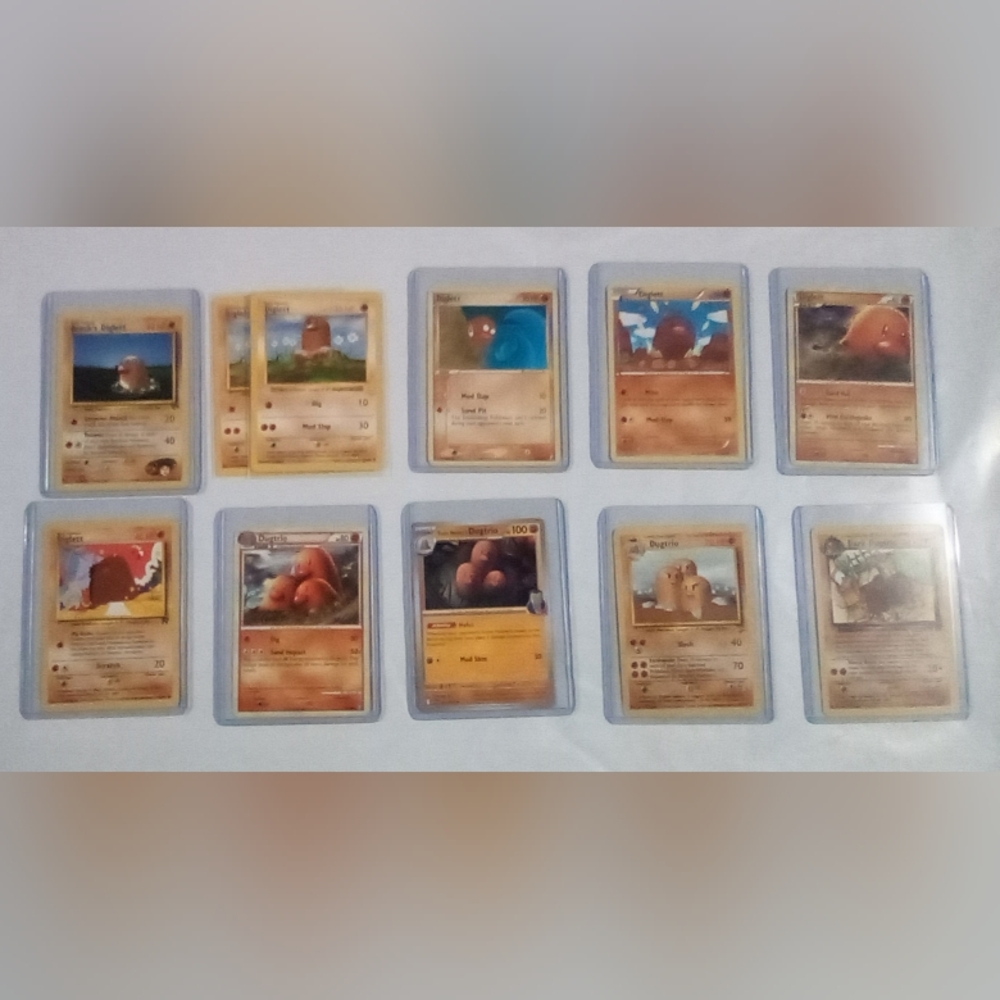 ✨Diglett Evolution Pokemon Card Bundle✨